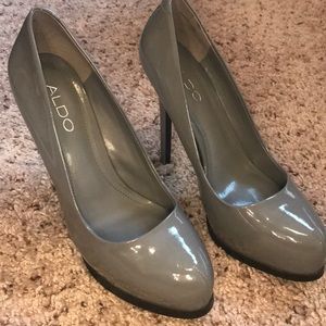 Gray Aldo pumps
